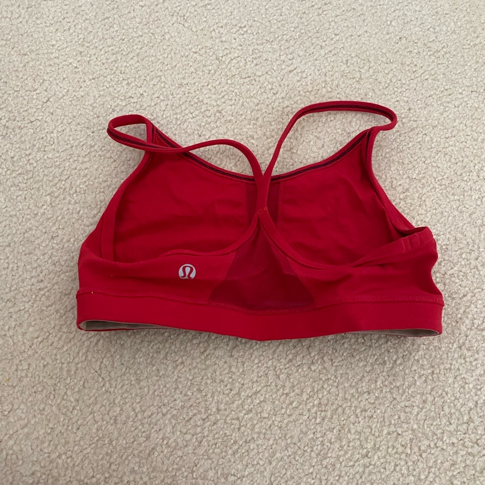 Lululemon Like New Red Sports Bra
